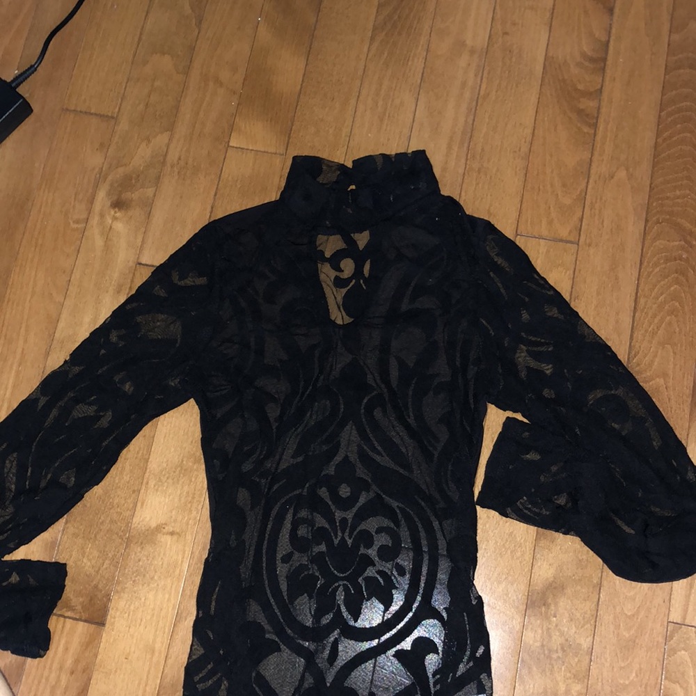 see through mesh body suit
